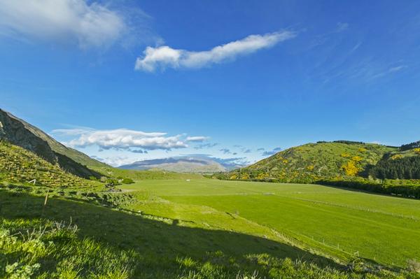 Kawarau River Station has enviable flat terraces, rolling hills and high country.